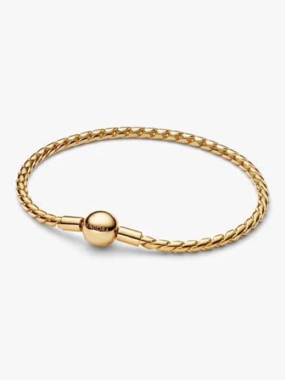 Authentic Pandora Round Clasp Wing Chain Bracelet